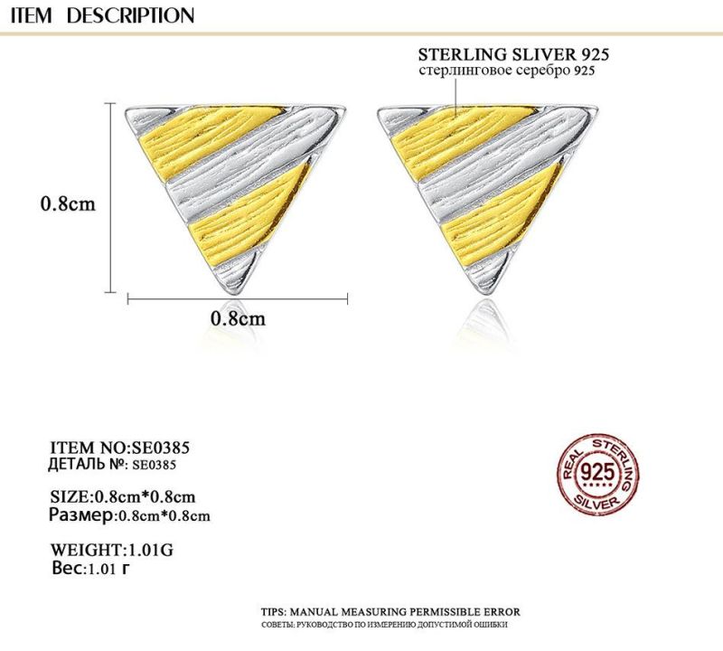 Fashion Jewelry High Quality Sterling Silver 925 Ear Studs