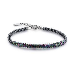 Retro Jewelry Adjustable Stainless Steel Bead Bracelet for Women