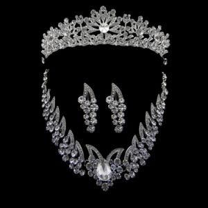 Shining Wedding Jewelry Set Include Necklace and Earrings
