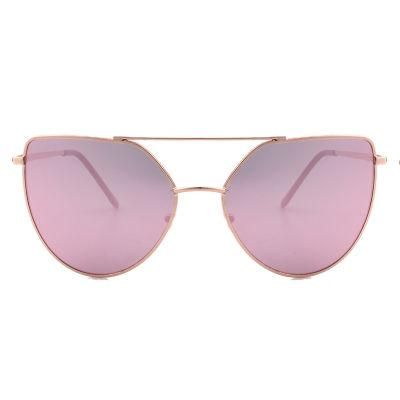 2018 Hot Selling Cat Eye Fashion Metal Sunglasses