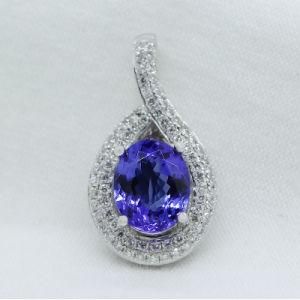 Brand New Sapphire Gemstone 925 Sterling Silver Pendant