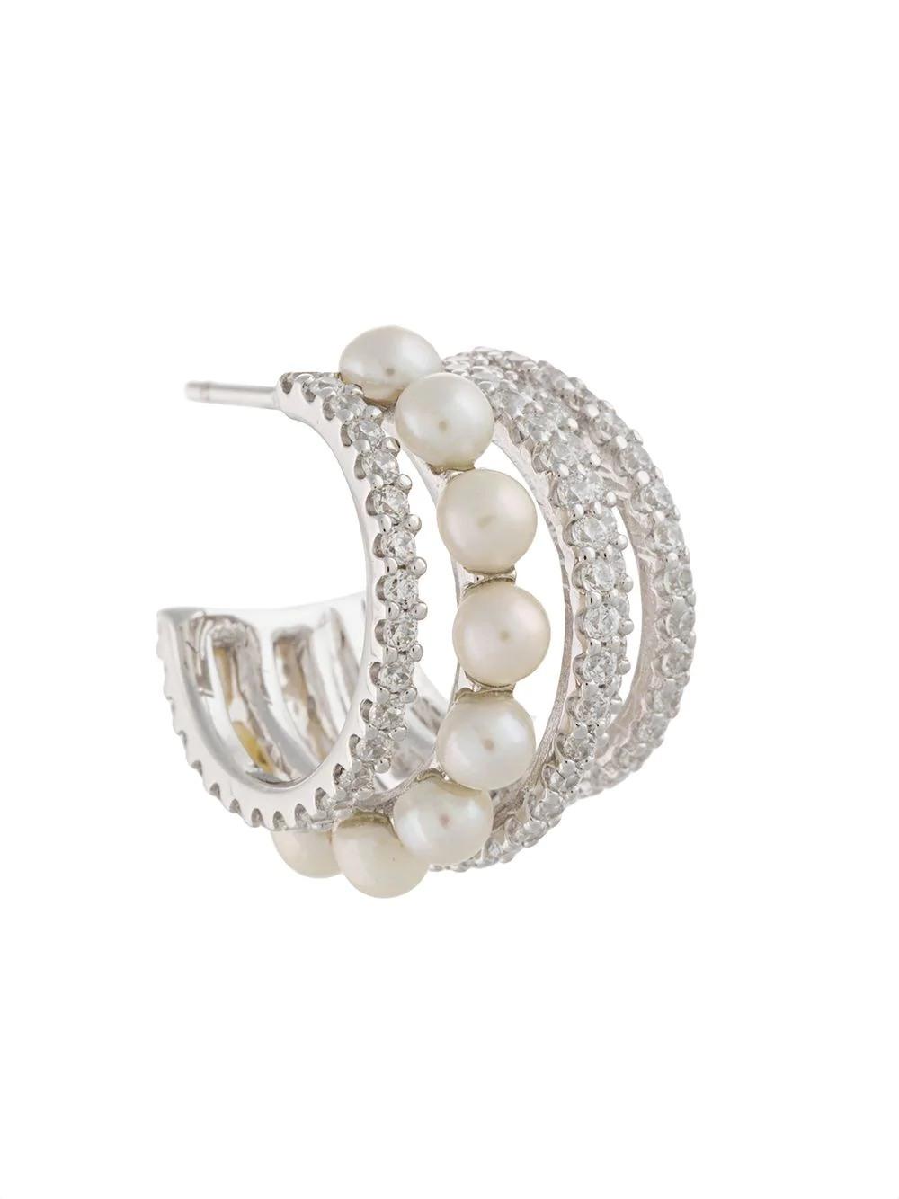 Geometric Multi-Layer Arc Fashion Temperament Earrings Jewelry