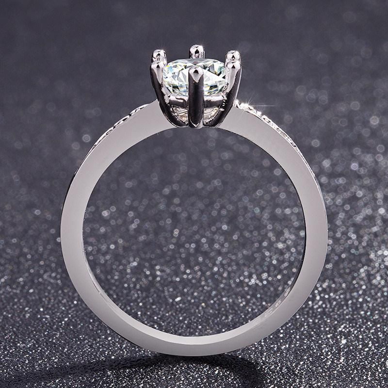 High Quality Zircon Engagement Rings Women Fashion Jewelry Wedding Ring