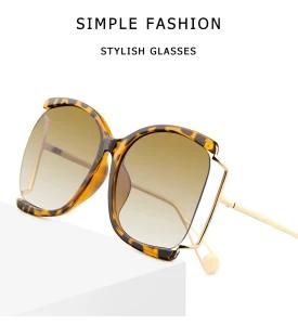 New Stylish Unisex PC Metal Big Frame Oversized Shades Sunglass
