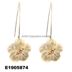 Gold Plated Fashion Costume Silver Earrings Jewelry for Women