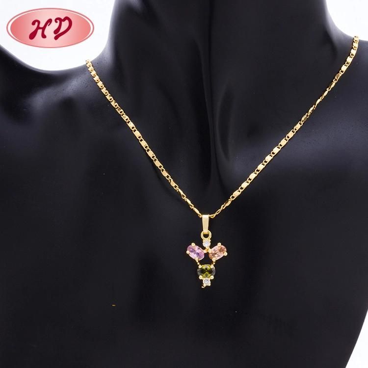 New Fashion Wedding Elegant Hot Sale Gold Plated Zircon Jewelry Sets