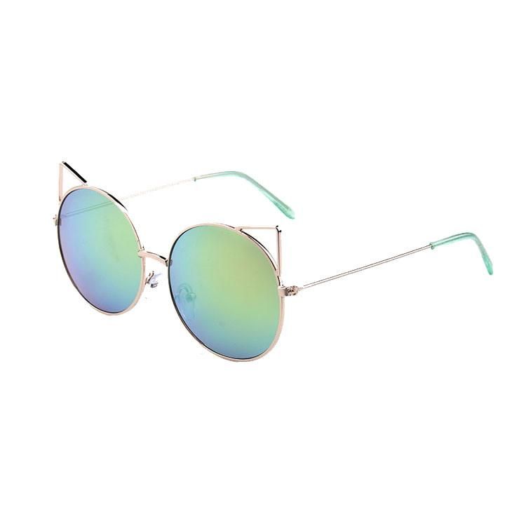 Cat Design Children Sunglass Metal