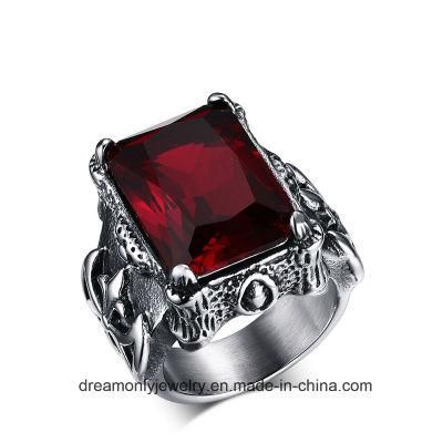 Wholesale Big Red Ruby Stone Designs for Men and Women Gemstone Rings