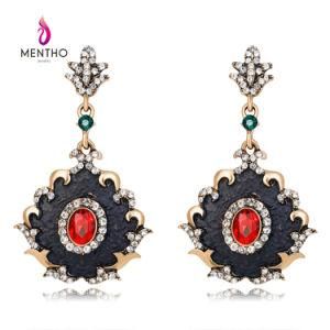Fashion Antique Gold Plated Noble Court Wind Alloy Earrings