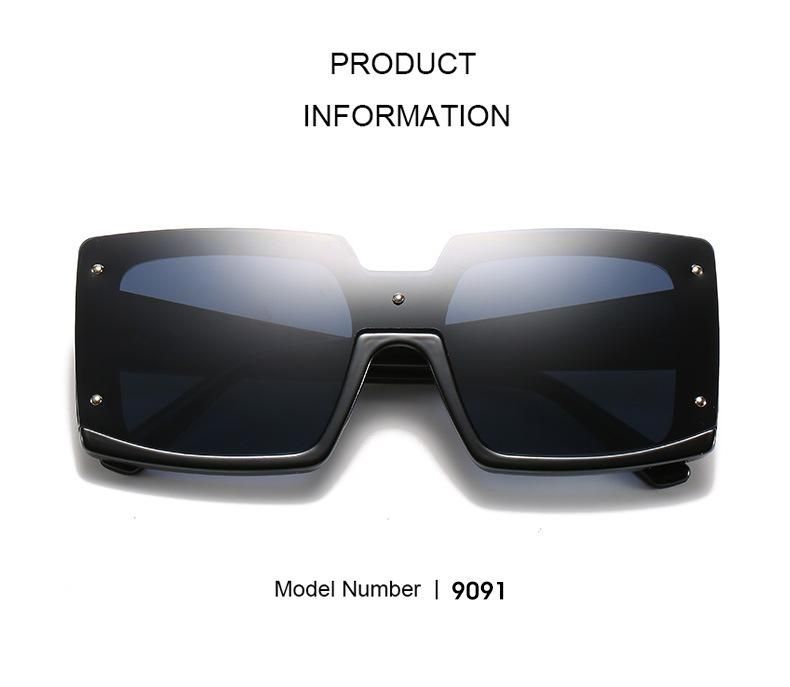 2021 New Fashionable Rectangle Shape Women Ready Sunglasses