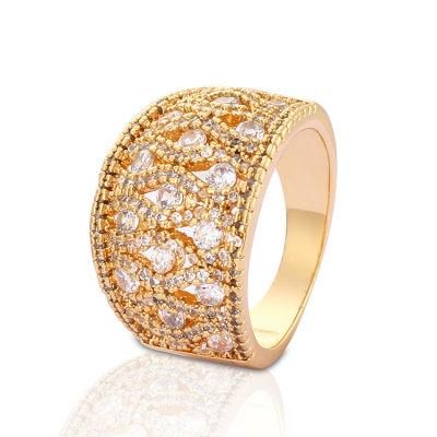 18K Gold Plated Wedding Fashion Engagement Jewelry Silver Stainless Steel Man Finger Rings Design