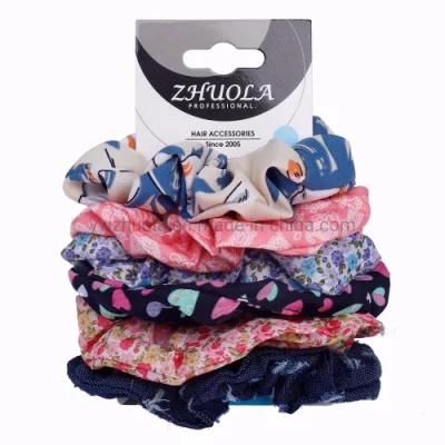 Fabric Elastic Hair Scrunchies Wholesale