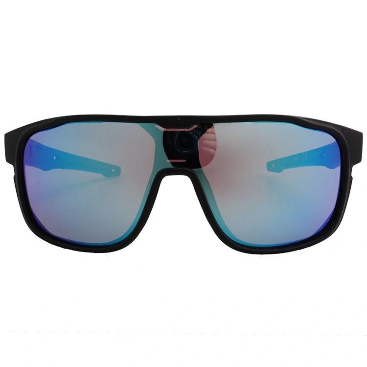 2019 One Piece Mirror Big Lens Sports Sunglasses