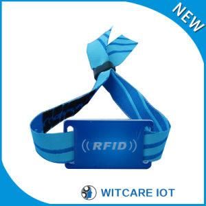 Nylon PVC Material RFID Access Control Wristband Bracelet