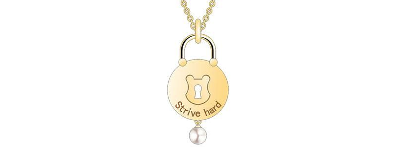 2020 New Popular Gold Lock Jewelry Sets