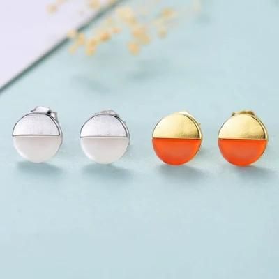 Fashion Jewelry 925 Sterling Wholesale Silver CZ Simple Earring