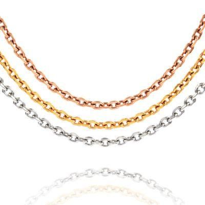 Classic Gold Plated Rose Gold Stainless Steel Jewelry for Men and Women Christmas Gifts Fashion Design