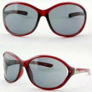 Fashion Polarized Women Sunglasses with FDA/CE/BSCI (91057)