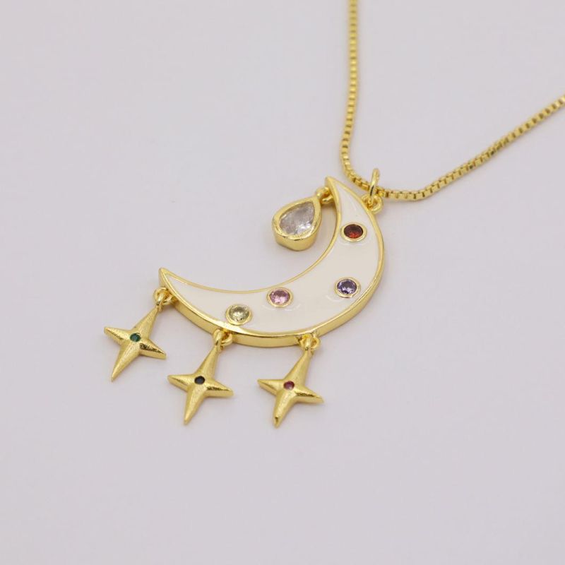 Fashion China Jewelry 18K Gold Plated Pendant Necklace for Sale