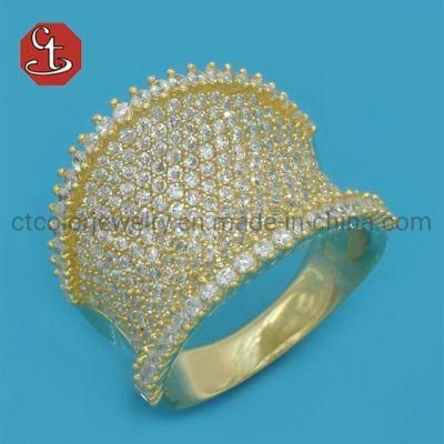 Hot Sale Women Finger Ring Cubic Zirconia Fashion Popular Bridal Rings Jewelry For Party Lady Accessories