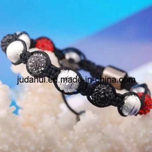 Crystal Clay Beads Shamballa Bracelet (KJL-BL2691)