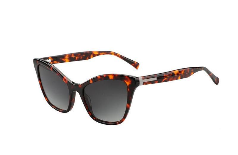 Unique Design Ladies Wholesale Cat Eye Acetate Spring Hinged Red Orange Thick Ideal Sunglasses