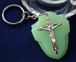 Plastic Religious Luminous Cross Pendant (LZ25)