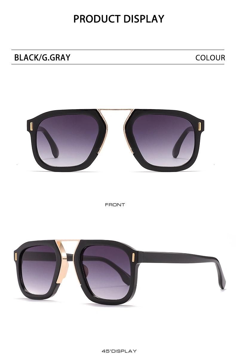 Women Men Hot Selling Cheap Wholesale Sun Glasses UV400 Colorful Square Shades Frame Trendy Fashion Sunglasses