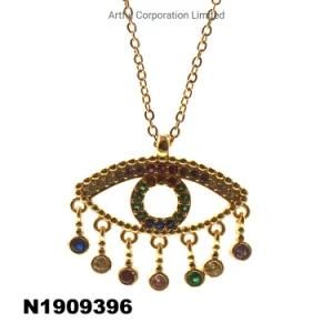 Fashion Style Gold Plating Silver 925 Sterling Necklace