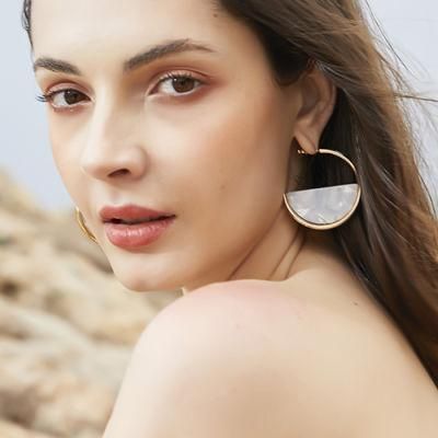 Fashion Jewelry Acrylic Hoop Earring