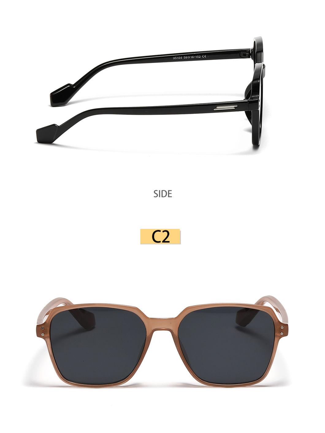 Hot Sale Fashion Shades Square Frame Oversized Sunglasses for Women