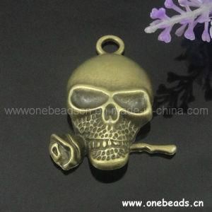 Skeleton Pendant, Fashion Zinc Alloy Jewelry Findings (PXH-5138D)