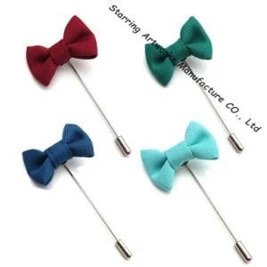 Women Fashion Bow Tie Lapel Pin Brooch Corsage Pin (P170105A)