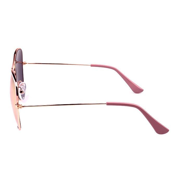 2018 Lovely Pink Lens Metal Sunglasses