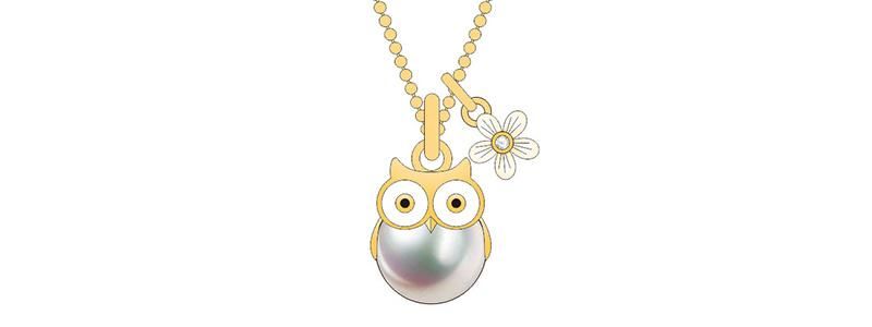 2020 Factory Direct Big Pearl Owl Fashion Jewelry