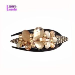 Hair Beauty with Multi Crystals Hair Comb for Women