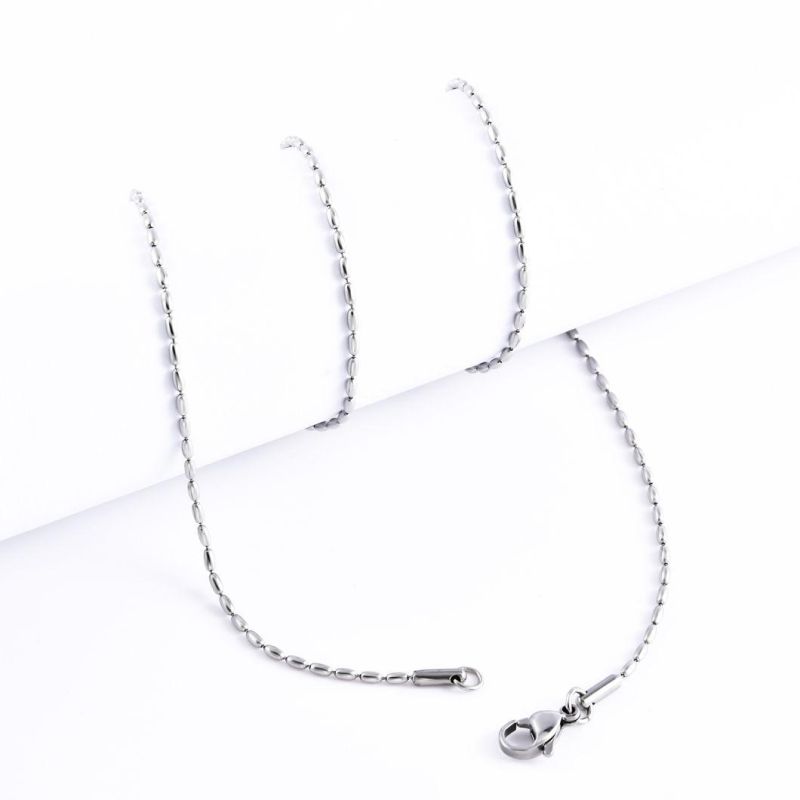 Fashion Necklace Stainless Steel Jewelry Chain Bracelet Anklet Fashion Accessories Jewelry