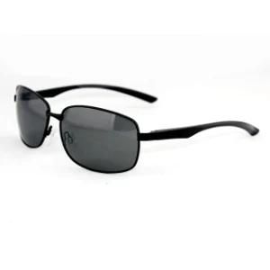 Fashion Metal High Quality Polarized Sport Sunglasses for Men (14319)