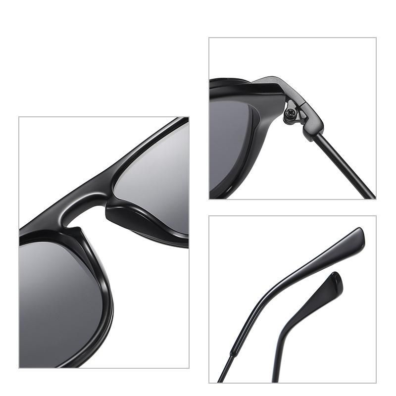 New Fashion Polarized Sunglasses Men′s Tr90 Frame Metal Sunglasses 3365