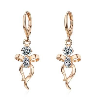 Wholesale 18K Gold, Champaign Gold Zircon Jewelry Elegant Women