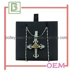 Cross Shape Metal Pendant Necklace