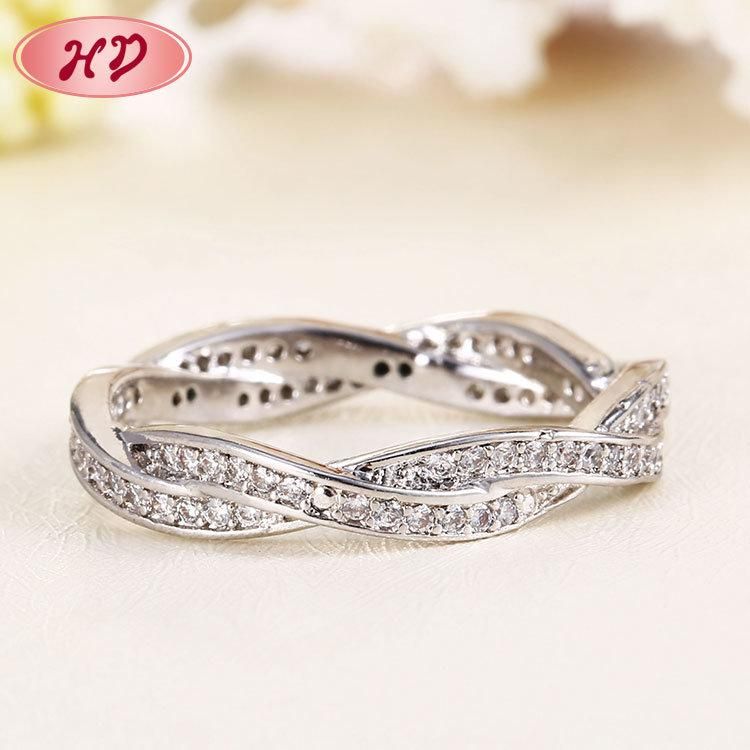 Latest Gift Items 18K Gold Wedding Rings Jewelry Women