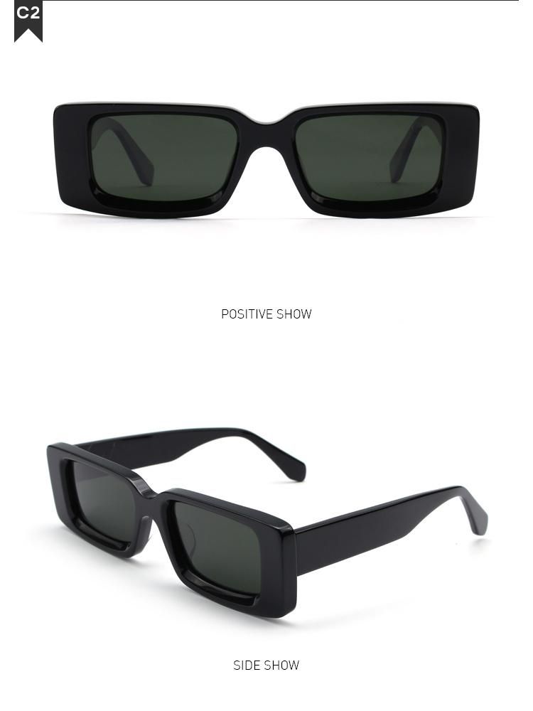 Wholesale 2022 New Fashion Rectangle Sunglasses High Quality