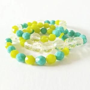 Gemstone Bracelet, New DIY Stone Bead Bracelet Set, Yellow Jade Bracelet