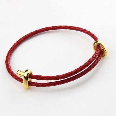 Hot Red Rope Gold Adjustable Minimalism Bracelet