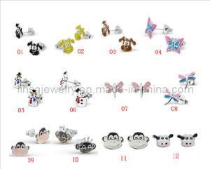 Newest Style Stainless Steel Earrings for Girls (SJE1680)