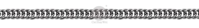 Stainless Steel Jewels, Double Curb Cable Chain