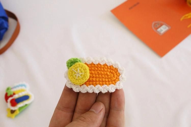 Crochet Fruit Snap Hair Clips Accessory Ym228