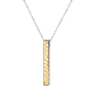 Fashion Baguette Beating Pattern Charm Necklace for Women