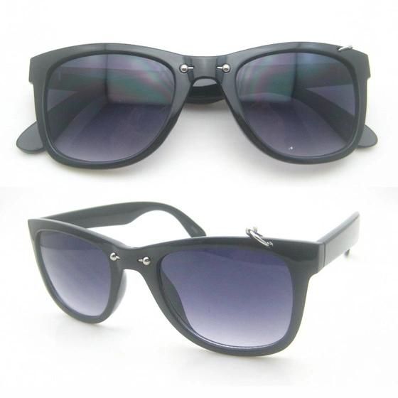 Designed Plastic Frame Sunglasses for Woman